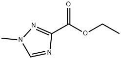 1-甲基-1H-1,2,4-三唑-3-羧酸乙酯 结构式