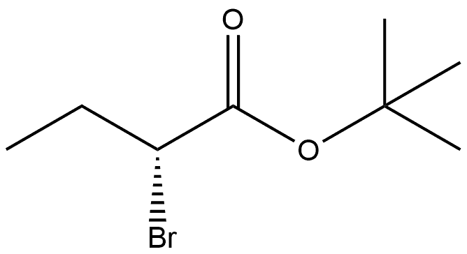 (R)-2-溴丁酸叔丁酯 结构式