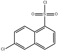 6-氯萘-1-磺酰氯 结构式