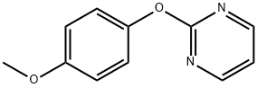Pyrimidine, 2-(4-methoxyphenoxy)- 结构式