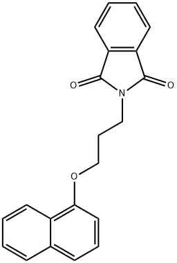 1H-Isoindole-1,3(2H)-dione, 2-[3-(1-naphthalenyloxy)propyl]- 结构式