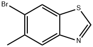 6-溴-5-甲基苯并[D]噻唑 结构式