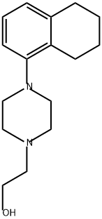 1-Piperazineethanol, 4-(5,6,7,8-tetrahydro-1-naphthalenyl)- 结构式