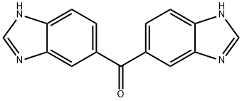 二(3H-苯并咪唑-5-基)甲酮 结构式