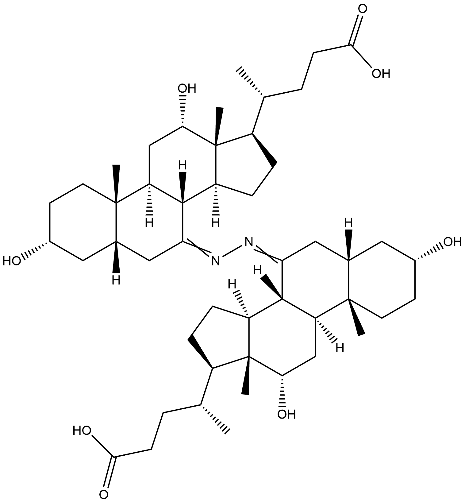 鹅去氧胆酸杂质4 结构式