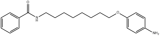 Benzamide, N-[8-(4-aminophenoxy)octyl]- 结构式