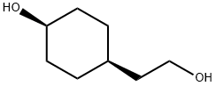 Cyclohexaneethanol, 4-hydroxy-, cis- 结构式