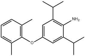 Benzenamine, 4-(2,6-dimethylphenoxy)-2,6-bis(1-methylethyl)- 结构式