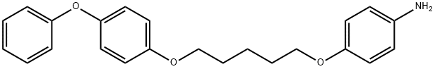 Benzenamine, 4-[[5-(4-phenoxyphenoxy)pentyl]oxy]- 结构式