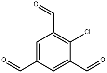 1,3,5-Benzenetricarboxaldehyde, 2-chloro- 结构式