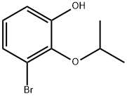 3-溴-2-异丙氧基苯酚 结构式