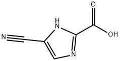 5-氰基-1H-咪唑-2-羧酸 结构式