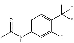 Acetamide, N-[3-fluoro-4-(trifluoromethyl)phenyl]- 结构式