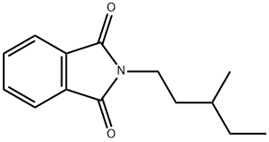 1H-Isoindole-1,3(2H)-dione, 2-(3-methylpentyl)- 结构式