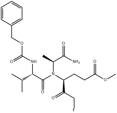 化合物 Z-VAE(OME)-FMK 结构式