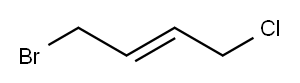 反式-1-溴-4-氯-2-丁烯 结构式