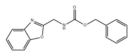 Carbamic acid, N-(2-benzoxazolylmethyl)-, phenylmethyl ester 结构式