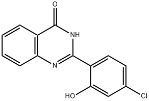 4(3H)-Quinazolinone, 2-(4-chloro-2-hydroxyphenyl)- 结构式