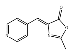 5(4H)-Oxazolone, 2-methyl-4-(4-pyridinylmethylene)-, (4Z)- 结构式