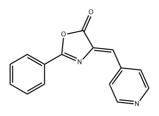 5(4H)-Oxazolone, 2-phenyl-4-(4-pyridinylmethylene)-, (Z)- (9CI) 结构式