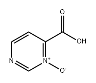 4-Pyrimidinecarboxylic acid, 3-oxide 结构式