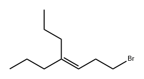 3-Heptene, 1-bromo-4-propyl- 结构式