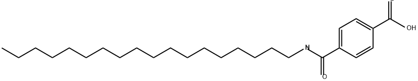 Benzoic acid, 4-[(octadecylamino)carbonyl]- 结构式