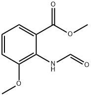 3-Methoxy-2-formamino-benzoesaeure-methylester 结构式