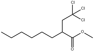 Octanoic acid, 2-(2,2,2-trichloroethyl)-, methyl ester 结构式