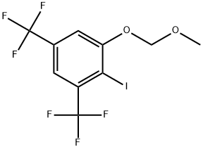 2-Iodo-1-(methoxymethoxy)-3,5-bis(trifluoromethyl)-benzene 结构式