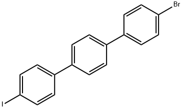 4-溴-4''-碘-1,1':4',1''-三联苯 结构式