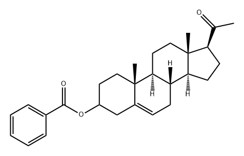 Pregn-5-en-20-one, 3-hydroxy-, benzoate (6CI) 结构式