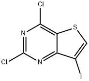 2,4-二氯-7-碘噻吩并[3,2-D]嘧啶 结构式