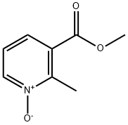 3-Pyridinecarboxylic acid, 2-methyl-, methyl ester, 1-oxide 结构式