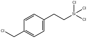1-(氯甲基)-4-[2-三氯硅基乙基]苯 结构式