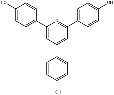 PHENOL, 4,4',4''-(2,4,6-PYRIDINETRIYL)TRIS- 结构式