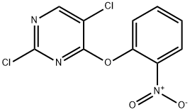 2,5-二氯-4-(2-硝基苯氧基)嘧啶 结构式