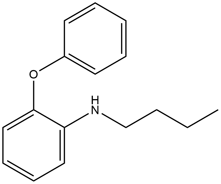 N-Butyl-2-phenoxybenzenamine 结构式