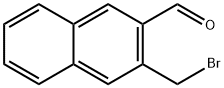 2-(Bromomethyl)naphthalene-3-carboxaldehyde 结构式