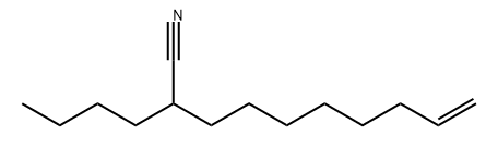 9-Decenenitrile, 2-butyl- 结构式