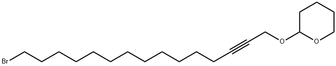 2H-Pyran, 2-[(15-bromo-2-pentadecyn-1-yl)oxy]tetrahydro- 结构式