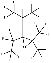 Oxirane, 2-(1,1,2,2,2-pentafluoroethyl)-2-[1,2,2,2-tetrafluoro-1-(trifluoromethyl)ethyl]-3,3-bis(trifluoromethyl)- 结构式