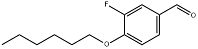 3-FLUORO-4-(HEXYLOXY)BENZALDEHYDE 结构式