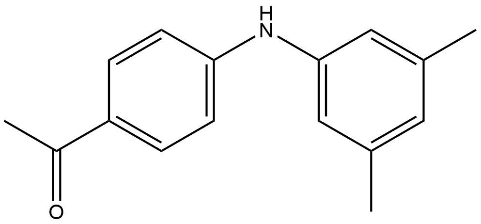 Ethanone, 1-[4-[(3,5-dimethylphenyl)amino]phenyl]- 结构式
