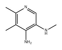 3,4-Pyridinediamine, N3,5,6-trimethyl- 结构式