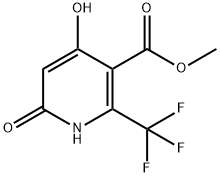 3-Pyridinecarboxylic acid, 1,6-dihydro-4-hydroxy-6-oxo-2-(trifluoromethyl)-, methyl ester 结构式