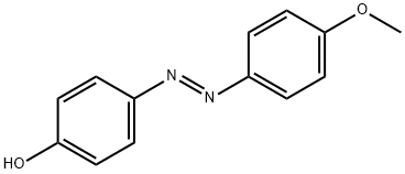 4-(4-甲氧基苯基偶氮)酚 结构式
