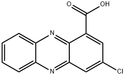 1-Phenazinecarboxylic acid, 3-chloro- 结构式
