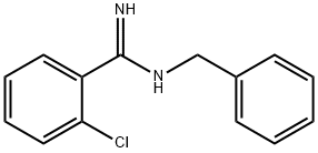 Benzenecarboximidamide, 2-chloro-N-(phenylmethyl)- 结构式