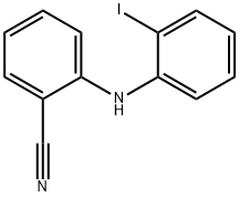 2-[(2-iodophenyl)amino]benzonitrile 结构式